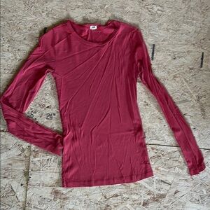 J crew Women's pink Long Sleeve Top